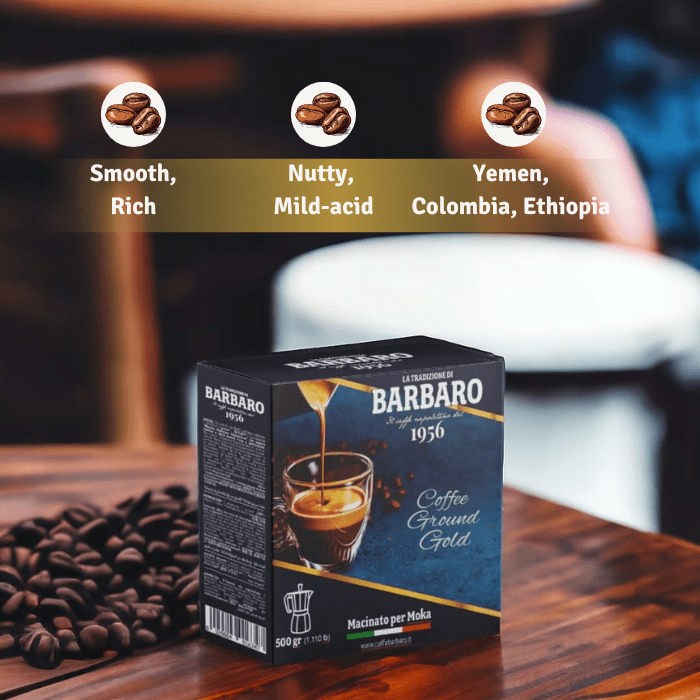 Gold Blend - Caffè Barbaro Ground Coffee